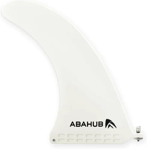 Vista 10 de Abahub Aleta central única SUP de 9/10 pulgadas con 1 tornillo de aleta sin herramienta, aletas de repuesto de SUP reforzadas con fibra de vidrio