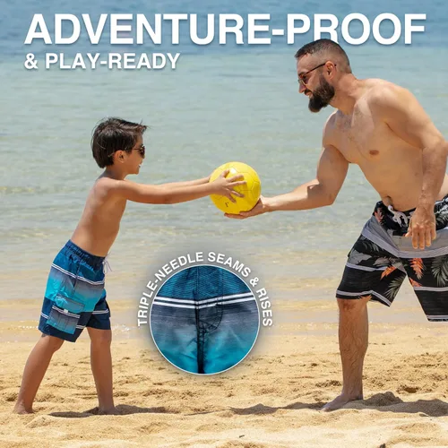 Vista 39 de Kanu Surf Traje de baño Yolo de secado rápido UPF 50+ para niños
