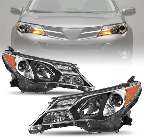 Vista 14 de JSBOYAT Conjunto de faros halógenos para Toyota RAV4 2013-2015