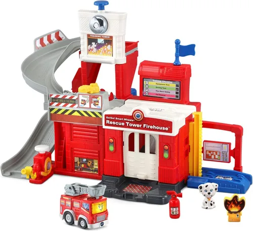 Vista 15 de VTech Go! Go! Smart Wheels Torre de Rescate Estación de Bomberos