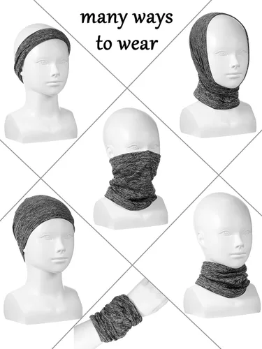 Vista 4 de 4 polainas de cuello para niños, unisex, protección UV, pasamontañas para verano