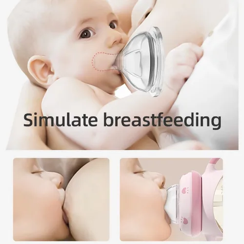 Vista 3 de Botellas para bebé Oberni, botellas de leche para niños con pajita con peso y asa antideslizante, tamaño + flujo rápido variable, 12+ meses, sin