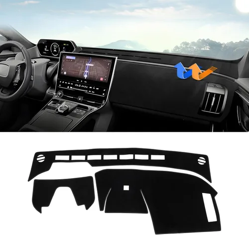 Vista 73 de Autorder Alfombrilla de cubierta de tablero para Toyota 4Runner 2003 2004 2005 2006 2007 2008 2009 Accesorios Cubierta de tablero de terciopelo