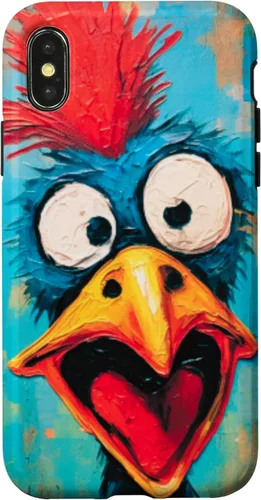 Vista 5 de Funda para iPhone 17 con diseño de gallo de dibujos animados de gallo de dibujos animados de gallo