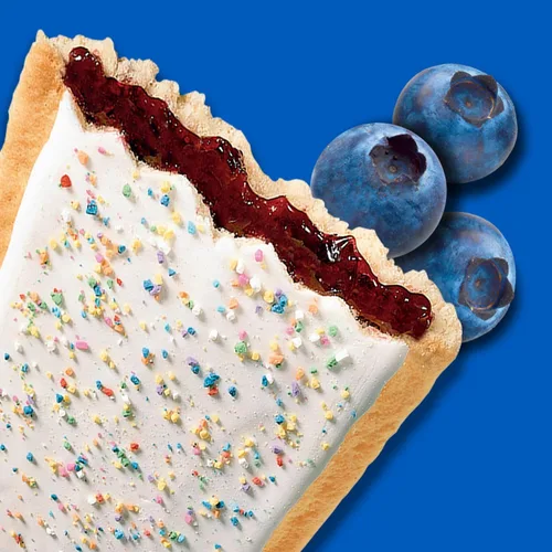 Vista 6 de Pop-Tart hecha con pasteles de grano entero, tostadora, arándano esmerilado, 1.76 onzas (120 unidades)
