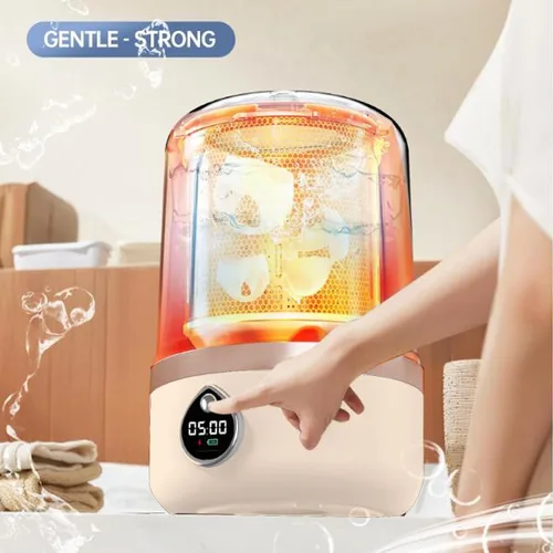 Vista 3 de RiToEasysports Mini Washing Machine, Portable USB Powered Cordless Underwear Washer Compact for Apartment Dorm Travel Camping