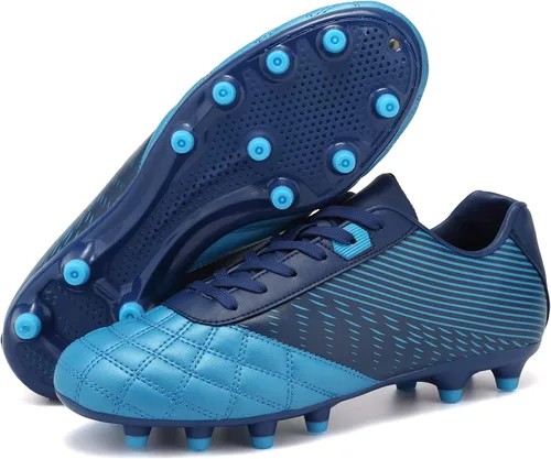 Vista 5 de ASOCO DREAM Soccer Shoes Men's Firm Ground Soccer Cleats Outdoor Indoor Athletic Football Shoes Professional Futsal Training Sneakers