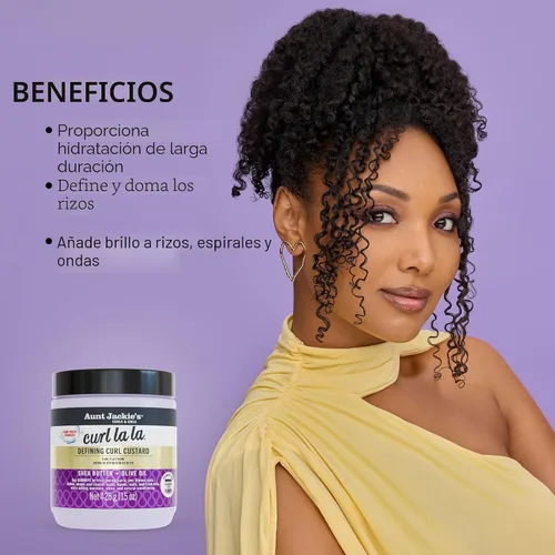Vista 4 de Crema para definición de rizos Curl La La de Aunt Jackie, 15 oz