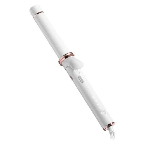 Vista 15 de T3 CurlWrap Automatic Rotating Curling Iron with Longer Barrel, 2 Timer Settings, 9 Heat Settings, Auto-Rotating Ceramic Barrel and Ion Generator