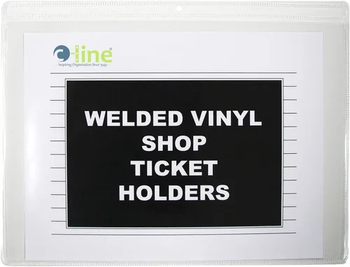 Vista 10 de C-Line soportes para boletas de tienda de vinilo, lados transparentes, 9 x 12 pulgadas, 50 por caja (80912)