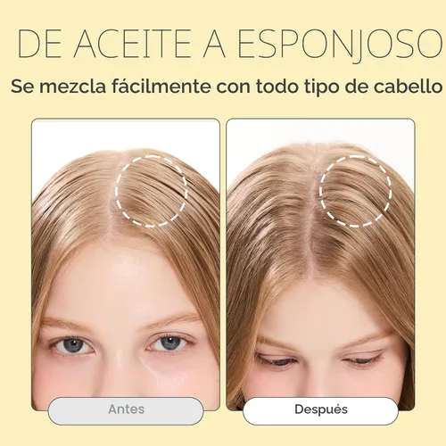 Vista 3 de I DEW CARE Tap Secret Champú Seco en Polvo con Biotina - Tap Secret Original Fortalecedor y Voluminizador, Recargable, Tamaño de Viaje, Sin