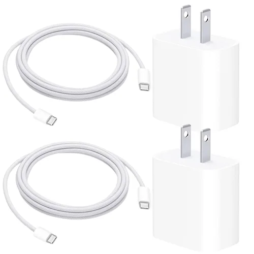 Vista 10 de Cargador Airpods Pro de 2ª/3ª generación, cable de carga USB-C Airpods 4 de 20 W, cable tejido USB C a USB C para AirPod Pro 3 (2025), auriculares