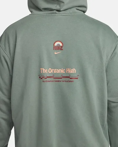 Vista 3 de Nike Dri-FIT Standard Issue - Sudadera con capucha para hombre estilo DQ3531 Verde Hasta