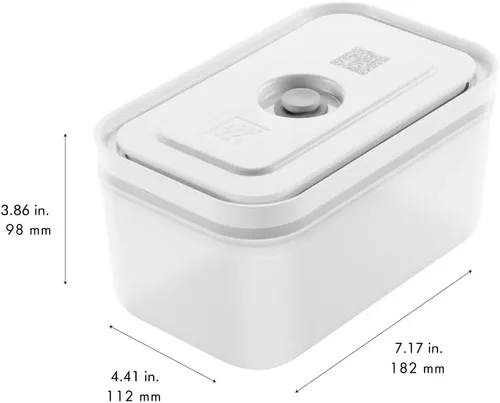 Vista 3 de ZWILLING Recipiente hermético mediano de almacenamiento de alimentos Fresh & Save, contenedor de preparación de comidas, sin BPA
