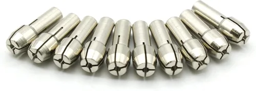 Vista 10 de TEMO 10 unids Durable Brillante 1/8 Pulgada Herramienta Rotatoria Collet Bit #480 para Dremel Herramientas Rotativas