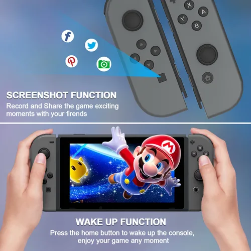 Vista 6 de AUGEX Switch Controllers, Upgraded Switch Controller for Nintendo Switch Controller, LR Wireless Joypads Controller Compatible with Switch, JoyPad