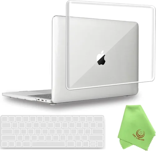 Vista 80 de UESWILL Compatible con MacBook Pro de 13 pulgadas M1 M2 2016-2024 versión A2338 A2289 A2251 A2159 A1989 A1706 A1708, con Touch Bar USB-C, funda