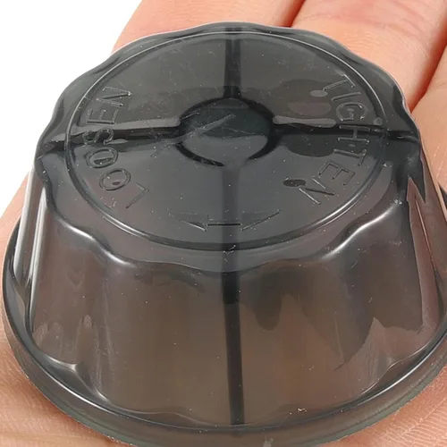 Vista 6 de Angoily 5 tapas de tuerca de ventilador para ventiladores de techo fáciles de instalar, tapas de plástico para fijación de cuchillas, compatibilidad