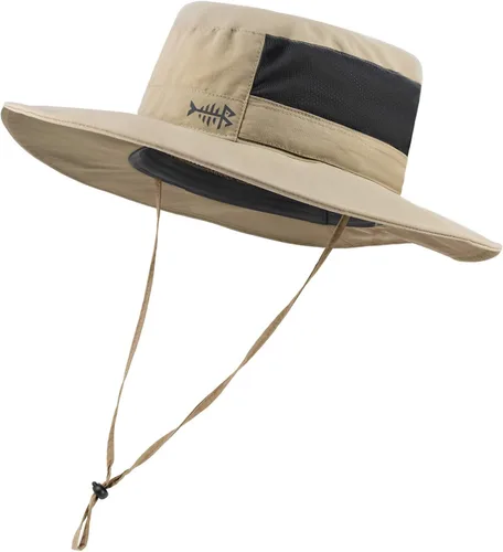 Vista 42 de BASSDASH Sombrero de pesca solar UPF 50+ resistente al agua con solapa desmontable para el cuello