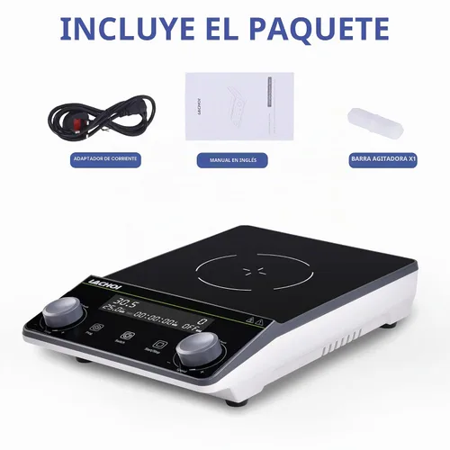 Vista 7 de Agitador magnético Pantalla LCD de barra de agitación magnética