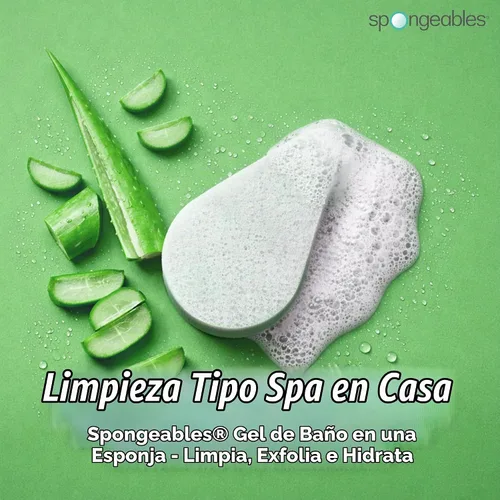 Vista 2 de Spongeables Anti-Cellulite Body Wash in a Sponge, Moisturizer and Exfoliator, 20+ Washes