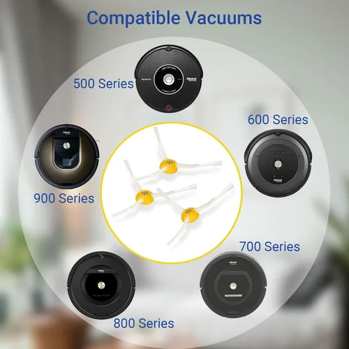 Vista 2 de Piezas y accesorios de cepillo lateral de repuesto para iRobot Roomba 600 700 800 900 Series 692 675 694 671 677 980 960 985 880 860 805 877 890 770