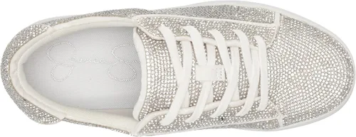 Vista 5 de Jessica Simpson Women's Silesta Rhinestone Low Top Causal Fashion Sneakers