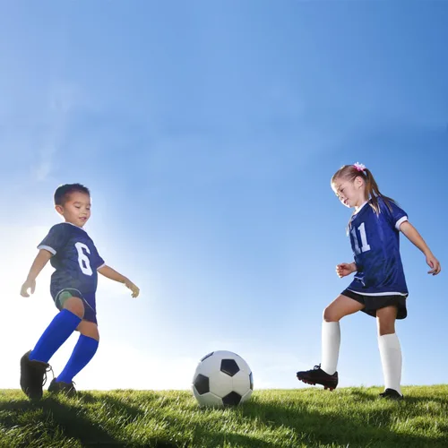 Vista 7 de ELUTONG Calcetines de fútbol para jóvenes, niños y adultos, 3 pares de calcetines deportivos de fútbol alto hasta la rodilla