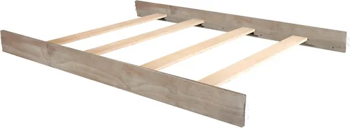 Vista 5 de Evolur Rieles de conversión de cama de tamaño completo, cunas diseñadas y probadas, construcción de madera dura duradera con listones de colchón