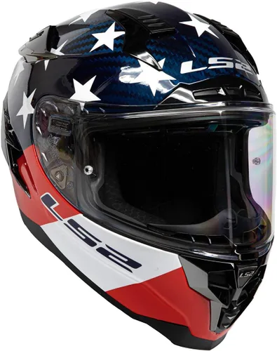 Vista 3 de LS2 Helmets Challenger Carbon GT Americarbon Casco