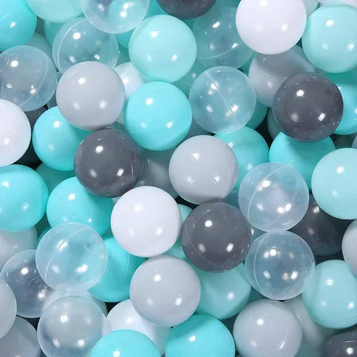 Vista 25 de STARBOLO Pelotas de Piscina de Pelotas para Niños Pequeños Paquete de 100 200 500 - Sin BPA y Ftalatos No Tóxicas A Prueba de Aplastamiento Pelotas