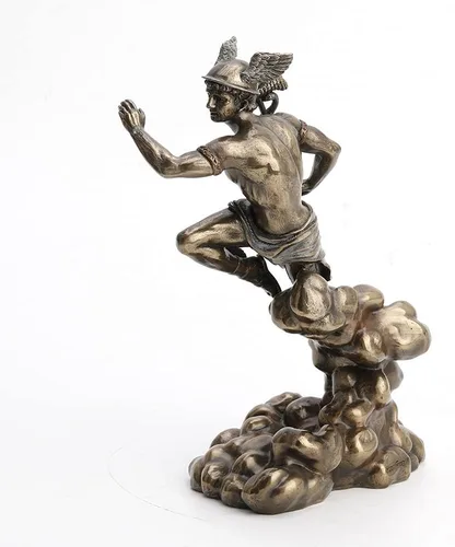 Vista 5 de Veronese Design Hermes - Dios griego de los viajes, la suerte y el comercio estatua