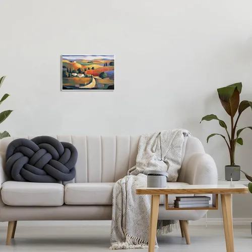 Vista 2 de Modern Rolling Hills, 10 x 15 Inch Mounted Print on Wall Plaque Stupell Industries · By Janine Clarke · Ready to hang · Country charm for living