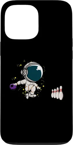 Vista 24 de Astronaut Bowling Player Bowling Ball Pins Bowling Team Case for iPhone 16