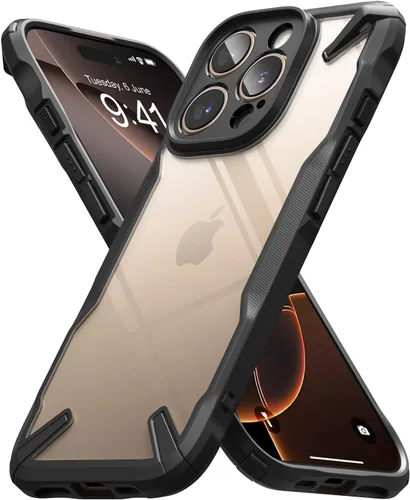 Vista 21 de Funda Ringke Fusion-X para iPhone 15 [Recortes precisos para lentes de cámara] Funda protectora a prueba de golpes de amortiguación pesada de ajuste