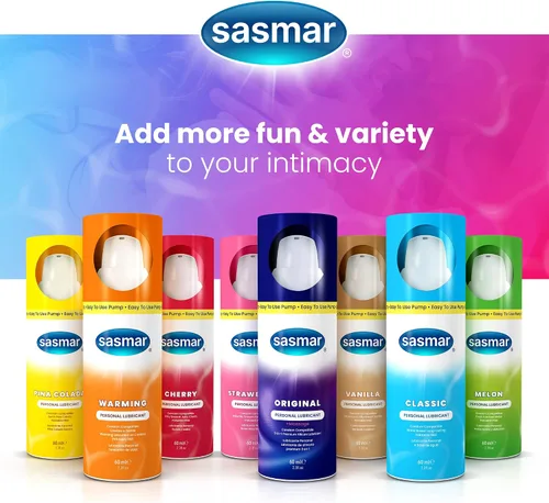 Vista 8 de Sasmar Lubricante personal a base de agua para hombres, mujeres, perfecto para parejas, placer duradero para todos, apto para juguetes y seguro