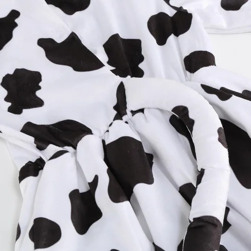 Vista 7 de HAPNBCELE Animal Costume for Kids Girls Dress with Tail Headhand