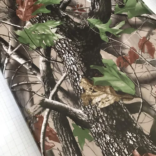 Vista 2 de Queenbox - Rollo de vinilo auto-adhesivo para automóvil, 3.9 x 59.8 in (10 x 152 cm), diseño de camuflaje