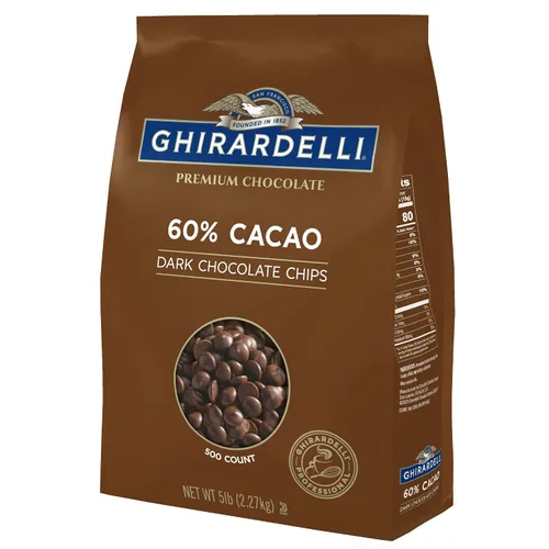 Vista 11 de Ghirardelli Chocolate Company - Obleas de chocolate oscuro, bolsa de 5 libras (paquete de 1)