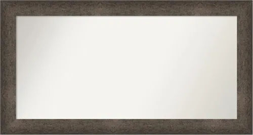Vista 793 de Amanti Art Espejo de pared personalizado no biselado (25 x 25 pulgadas), marco de bronce acentuado, varios tamaños personalizados, espejo de baño