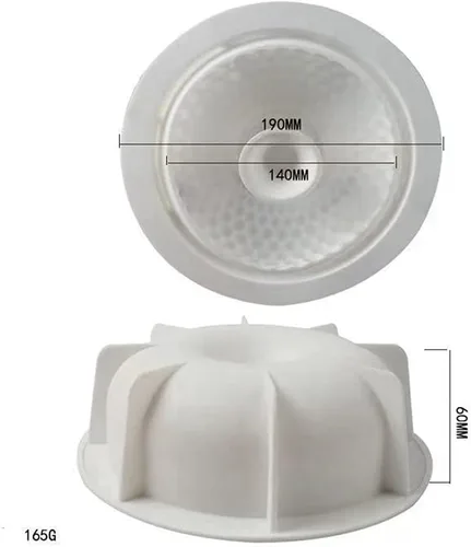 Vista 3 de Molde de silicona para tartas en espiral, guirnalda múltiple, herramientas de decoración de postres para fiestas, moldes para hornear mousse, molde