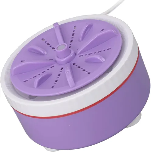 Vista 3 de Mini lavadora turbo, lavadora de ropa pequeña portátil USB para viajes de negocios, lavadora de lavandería ajustable con temporizador para ropa