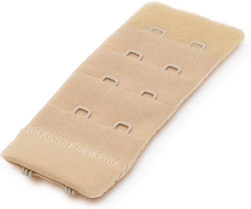 Vista 2 de Dritz Extensor de sujetador de espalda suave de 1-14", 1-14 pulgadas, beige