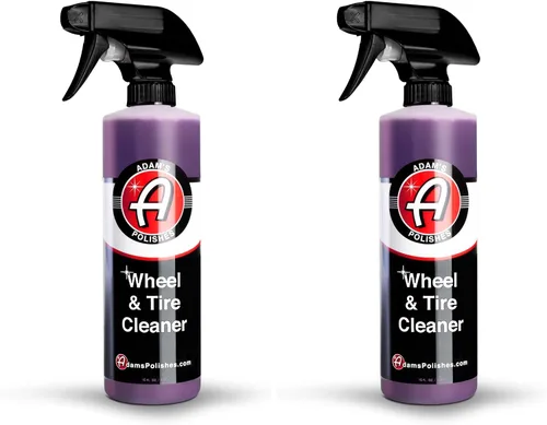 Vista 9 de Adam's Polishes Limpiador de ruedas y neumáticos de 16 onzas – Spray profesional todo en uno para limpieza de pozos de ruedas para detalles