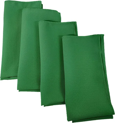 Vista 69 de LA Linen Paquete de 10 servilletas de popelina de poli, servilletas de tela suave, servilletas lavables y reutilizables, servilletas de mesa Negro