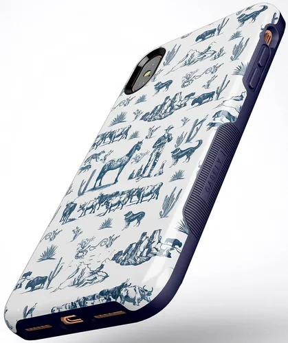 Vista 22 de Casely Funda para iPhone Xs Max Funda con estampado de festival (solo buenas vibraciones)