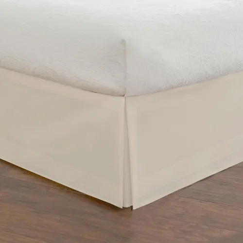 Vista 17 de Rodapié de popelina a medida para cama de Fresh Ideas, 14 pulgadas Azul marino