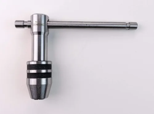 Vista 5 de General Tools Llaves de Macho Estándar Profesionales #167 - Herramientas de Roscado con Tabla de Referencia para Machos de 0 a 1/2 Pulgada - Juego
