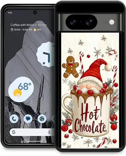 Vista 119 de Funda compatible con Google Pixel 4A 5G, Nochebuena, Google Pixel 4A 5G, delgada, suave, a prueba de golpes, TPU para mujeres y niñas, niños, funda