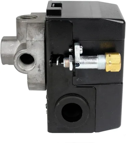 Vista 2 de Lefoo - compresor de aire de calidad, de presión, control 95-125 PSI 4 puerto con descargador LF10-4H-1-NPT1/4-95-125